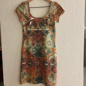 Dress with floral print
